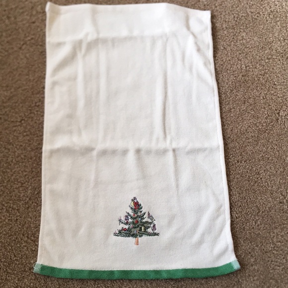 Spode Holiday Spode Christmas Tree Hand Towel Nwot Poshmark
